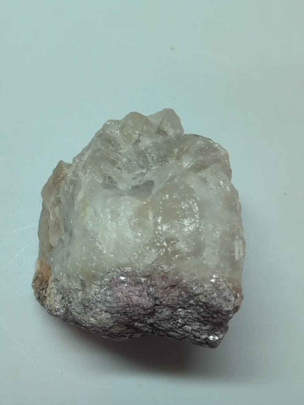 Pink Tourmaline In Lepidolite With Quartz